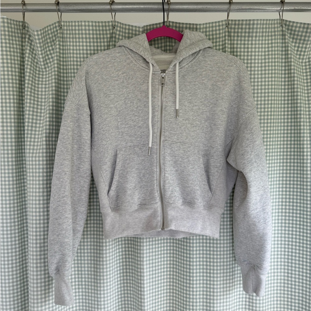 Abercrombie Essential Ribbed Sunday Hooded Full-Zip